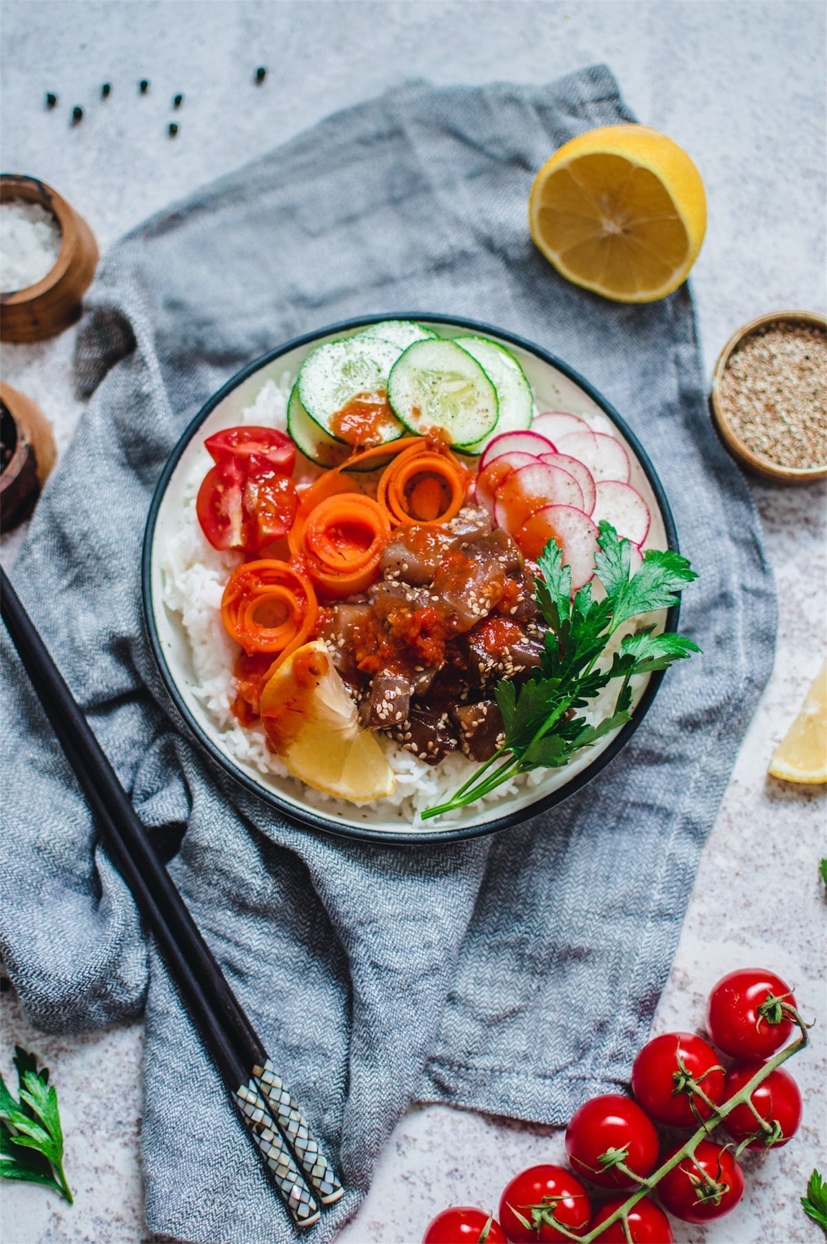 Poke Bowl med Østfold Smakskompani