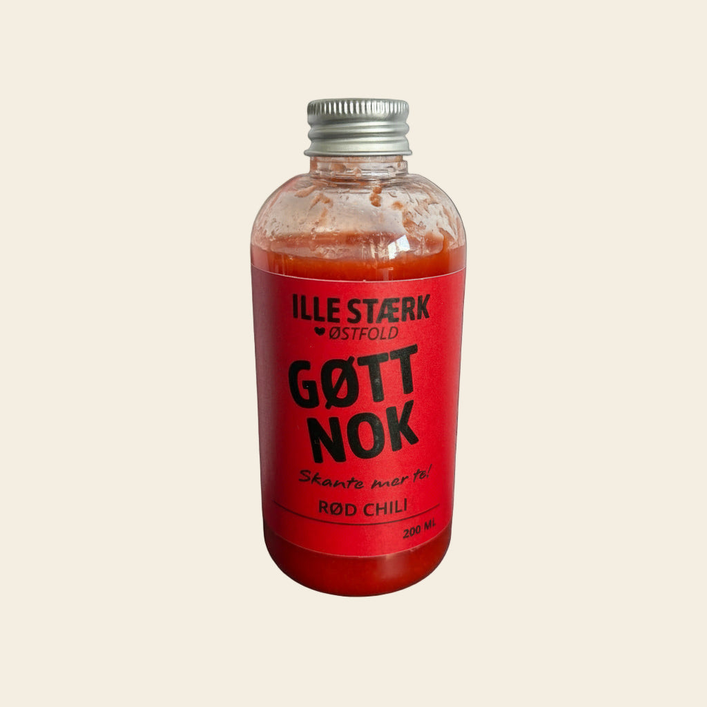 Gøtt Nok – rød chilisaus 200 ml – Østfold Smakskompani