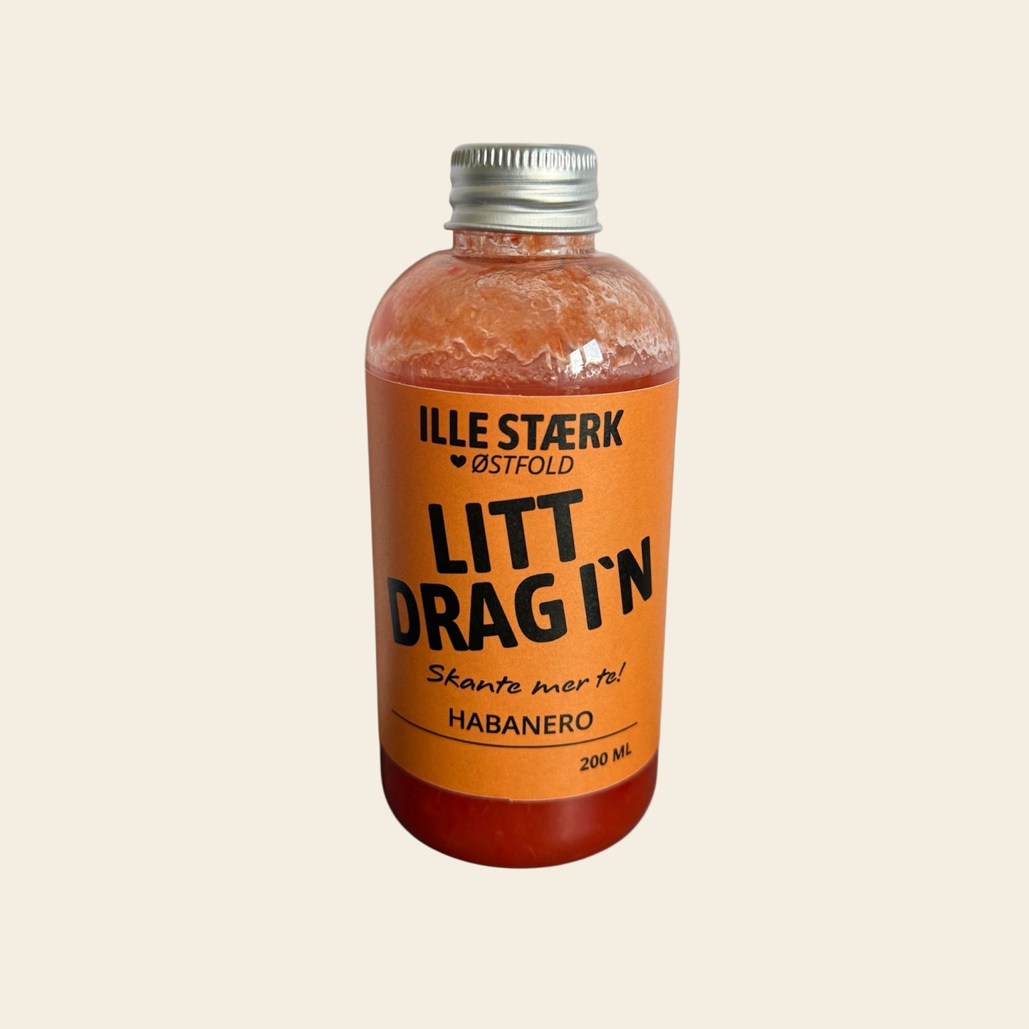 Litt drag i’n – habanero chilisaus 200 ml – Østfold Smakskompani