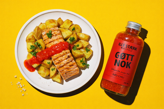 Laks & Pannebørst-poteter (4 personer)