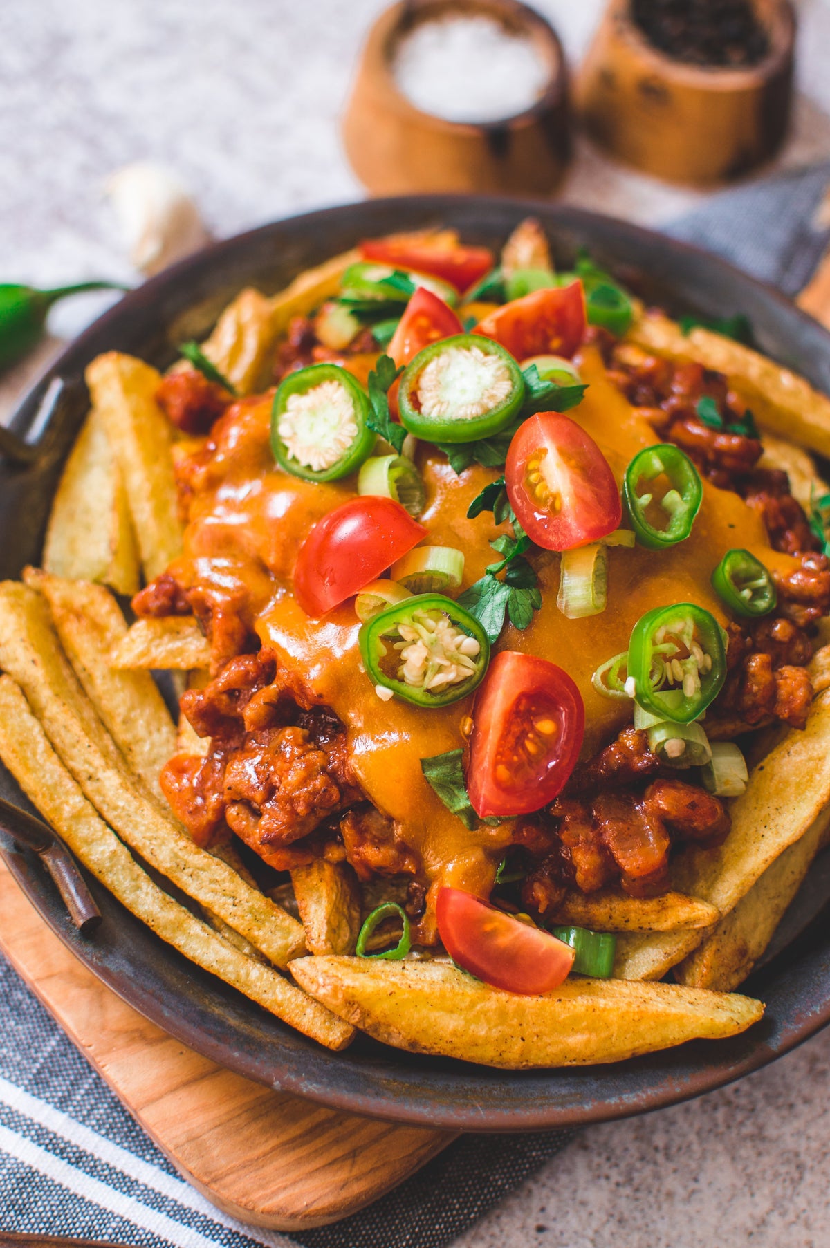 Strimla chilipotet – comfort food med chili og pannebørst