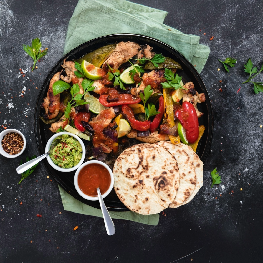 🌶️ Fajitas med Fredagsdæsj og chilisaus