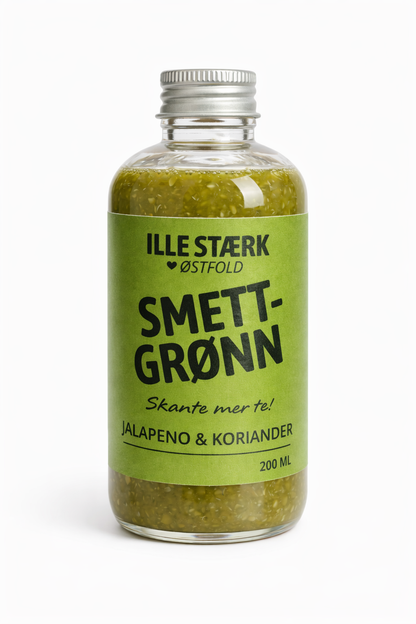 Grønn chilisaus til fisk og taco – Smettgrønn