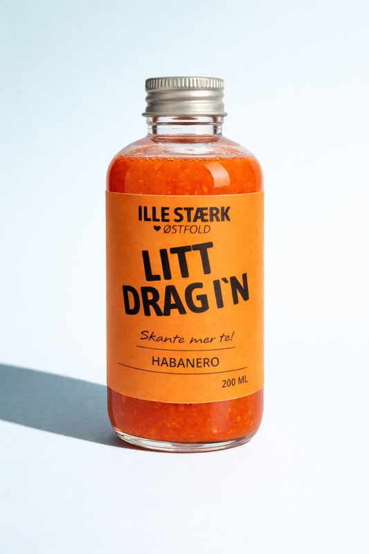 Sterk chilisaus med habanero til taco og grill – Litt Drag i’n